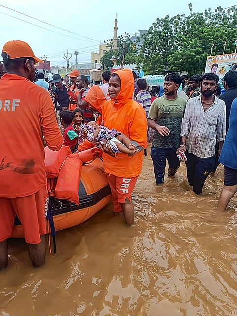 Relief works in Andhra Pradesh |